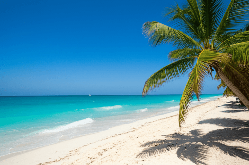 Playa del Carmen shoreline in Playa del Carmen, Quintana Roo